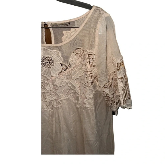 Anthropologie Holding Horses Magnolia Embroidered Lace Dress Size 0 - Picture 6 of 8